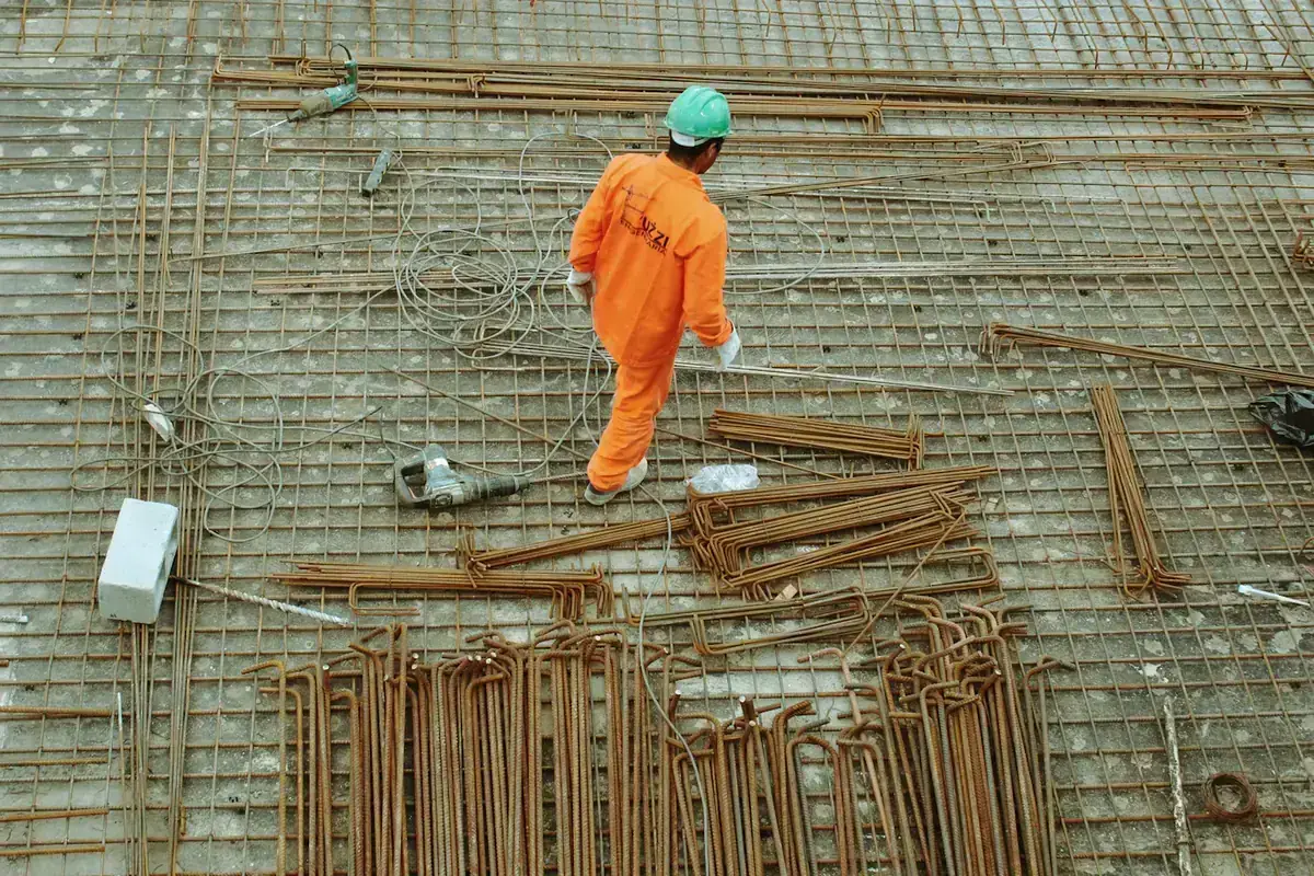 Ferraillage d’une dalle de béton